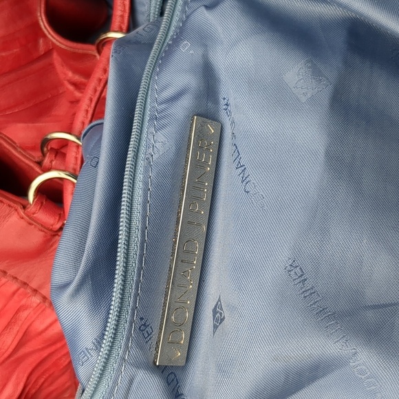 Donald j. Pliner red pleated bag - Picture 9 of 16